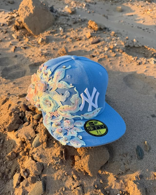 Floral Fitted Cap