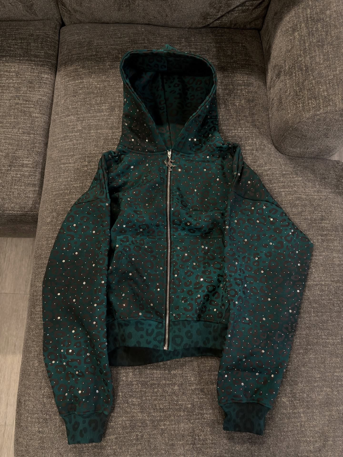 Rhinestone Cheetah Sweatsuit