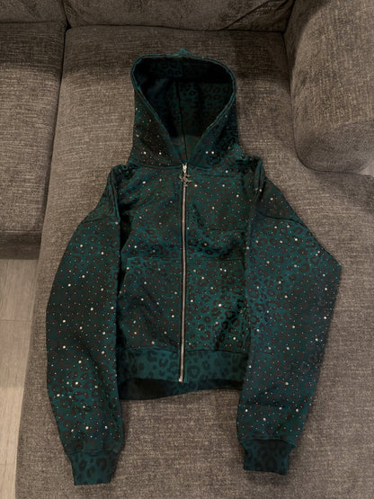 Rhinestone Cheetah Sweatsuit
