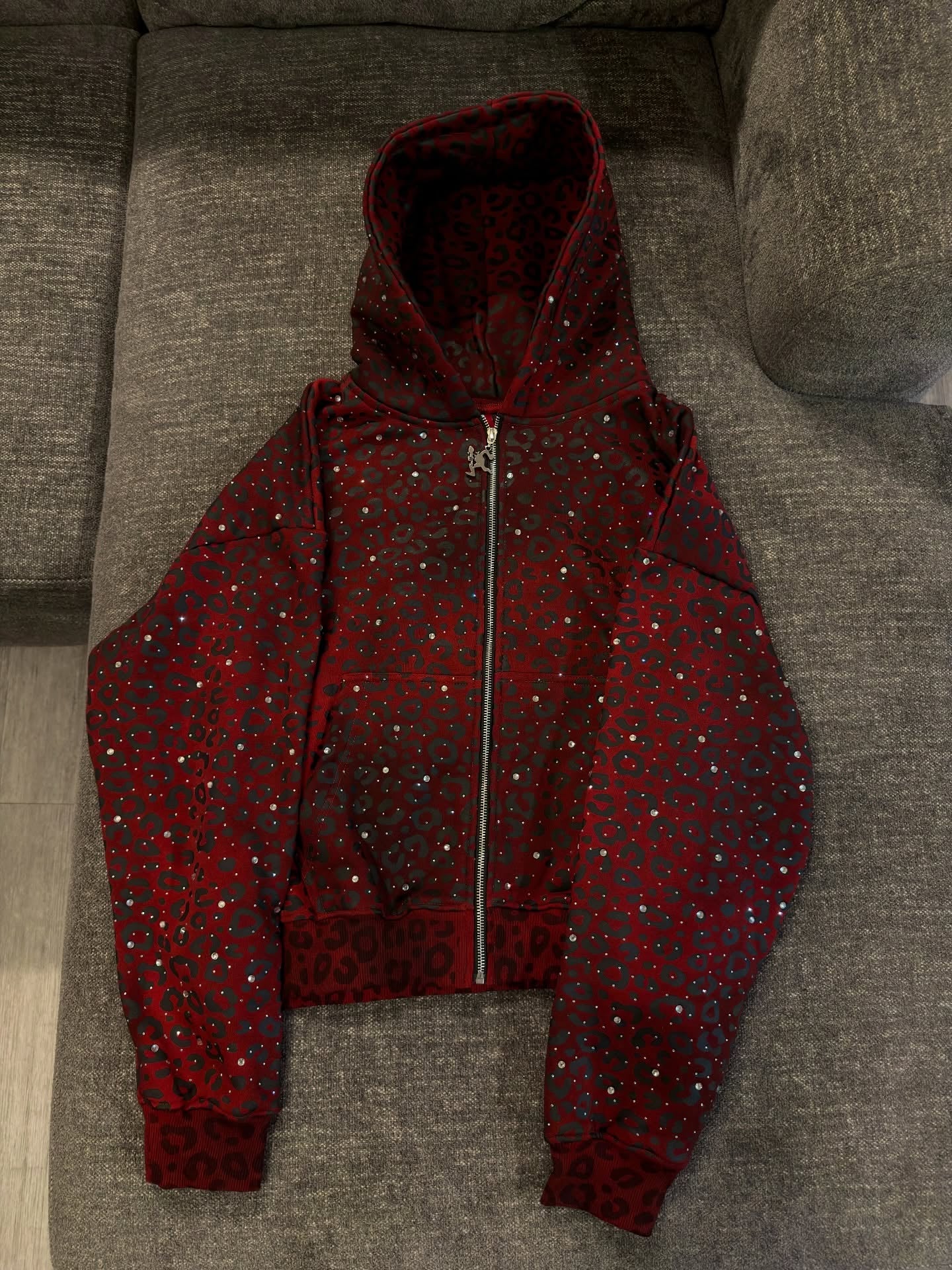 Rhinestone Cheetah Sweatsuit