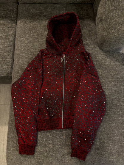 Rhinestone Cheetah Sweatsuit